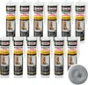Isolbau Zement-Fix 12 x 300 ml Betongrau Express Produktbild-Vorschau 1
