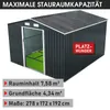 BRAST Gerätehaus Geräteschuppen Metall | 278x172x192 | Produktbild-Vorschau 10