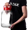 KADAX Jar Glasbehälter 8L mit Deckel und Griff zum Einlegen Produktbild-Vorschau 9