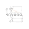 Modena Zweigriff-Wannenbatterie, S-Auslauf, 30 cm lang Produktbild-Vorschau 4