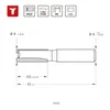 STIER Nutfräser HM (HW), Durchmesser (D) 8 mm, Schaft (S) 8 Produktbild-Vorschau 4