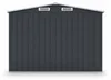 Aga Záhradný domček 300x248x193 cm Tmavošedý Náhľad obrázku produktu 4