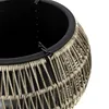 Polyrattan Blumenampel rund grau Ø 32cm Korb Blumentopf Produktbild-Vorschau 4