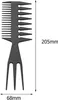 CHPN - Pettine - Pettine afro - Pettine largo - Pettine a 3 Anteprima dell’immagine prodotto 2