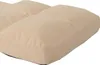 A close-up view of a beige floor chair or sofa cushion, showing its textured fabric and segmented design. Náhled obrázku produktu
