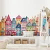Wall sticker city view colorful houses - wall stickers for Produktbild-Vorschau 5