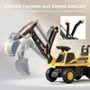 AIYAPLAY Sitzbagger Aufsitzbagger mit Schaufel Lenkrad Produktbild-Vorschau 4