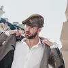 Retro pánska baretka s nastaviteľným vzorom, pánska čiapka Náhľad obrázku produktu 3