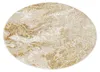 Tapiso Teppich CRYSTAL Rund Beige Gold Wohnzimmer Produktbild-Vorschau 8