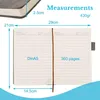 Intirilife Carnet de notes Ligné A5 avec phrase de Voir les images du produit 4