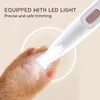 Pfotentrimmer, Hundepfotentrimmer mit LED-Licht, kabellos, Produktbild-Vorschau 4
