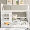 okwish Kinderbett Hausbett 90x200cm mit Lattenrost, Produktbild-Vorschau 9