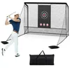 COSTWAY Golfnetz, Golf-Übungsnetz mit Zielscheibe, 4 Produktbild-Vorschau 1
