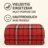 Betz Kuscheldecke MODENA 150x200cm Farbe Karo rot Produktbild-Vorschau 7
