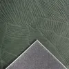 Bellissimo tappeto morbido con motivo a foglie in verde - Anteprima dell’immagine prodotto 5