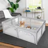 Baby Laufgitter mit 50 Kugel 205x147x66cm Aktivitätszentrum Produktbild-Vorschau 4