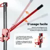 Wiltec Cric Farm Jack, Charge max. 3000 kg, Acier et Fer de Voir les images du produit 7