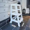 Lernturm NEO aus Buchenholz - Weiß -100% Produktbild-Vorschau 7
