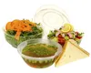 50x Salatschalen rund Ø 23 x 5,1 cm klar 1000 ml (PET) Produktbild-Vorschau 2