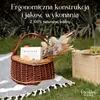 Creative Home Kosz Wiklinowy na Grzyby z Uchwytem i Oplotem Podgląd zdjęcia produktu 6