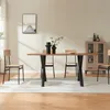 Tischgestell 'Klixjö' 2er-Set Stahl X Form 72 x 70 x 10 cm Produktbild-Vorschau 5
