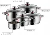 WMF Set de 5 casseroles Quality One avec couvercle en verre Voir les images du produit 29