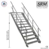 12 Stufen Stahltreppe beidseitig. Geländer Breite 140cm Produktbild-Vorschau 1