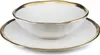 ComeHomely Tellerset 4 Persone Oro Bianco Esteller Anteprima dell’immagine prodotto 1
