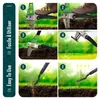 VOUNOT® Unkrautstecher Gardena mit Handgabel, langem Stiel Produktbild-Vorschau 4