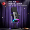 Microphone de table FIFINE AM8 Dynamic RGB XLR/USB - Noir Voir les images du produit 3