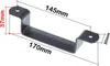 Aqbau® Klika dveří 170 mm Klika dveří Klika dveří černá Náhled obrázku produktu 2
