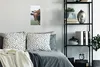 MuchoWow® Poster Kühe - Braun - Nebel 20x40 cm - Plakat - Produktbild-Vorschau 4