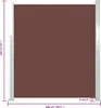 vidaXL výsuvná boční markýza 160x500 cm hnědá Náhled obrázku produktu 7