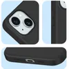 Collage of close-up shots of a black iPhone case, showing the camera cutout, side buttons, and bottom ports. Produktbild-Vorschau