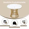 Okrągły stół do jadalni Flieks, elegancki stół do jadalni, Podgląd zdjęcia produktu 2