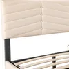 OKWISH Lit coffre 180x200 - Lit Double Capitonné avec Tête Voir les images du produit 5
