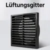 Ø150mm Lüftungsgitter Rechteckig mit Integrierter Produktbild-Vorschau 2