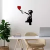 Wallity, Banksy - 13-1, décoration murale, rouge, métal, Voir les images du produit 3
