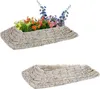 Pot de fleurs Relaxdays, lot de 2, rotin, pots de fleurs Voir les images du produit 1