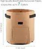 pack de 5 sacs de 10 gallons planteur de jardin - bac de Voir les images du produit 2