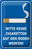 Blechschild Hinweis 20x30cm bitte keine Zigaretten Produktbild-Vorschau 1