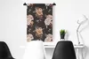 MuchoWow® Wandteppich Wandbehang Rosen - Braun - Blumen Produktbild-Vorschau 4