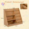 COSTWAY Kinderbücherregal aus Holz, 5-stufiges Bücherregal Produktbild-Vorschau 2