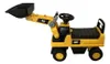 Rutschauto Bagger CAT gelb-schwarz mit Hupe und beweglichem Produktbild-Vorschau 3