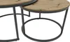 Satztisch >Gino 2< (2er Set) in Eiche Nachbildung, Produktbild-Vorschau 2