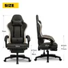 GTPLAYER: poltrona da gaming, poltrona ergonomica da Anteprima dell’immagine prodotto 4