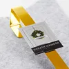 Metallisch goldener Kranzhänger für festliche Dekoration Produktbild-Vorschau 10