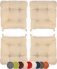 Sunnypillow 4er Set Stuhlkissen mit Klettverschluss Maße: Produktbild-Vorschau 1