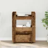 vidaXL Küchentrolley Altholz 60 x 45 x 80 cm Holzwerkstoff Produktbild-Vorschau 4