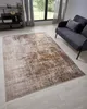 Teppich Wohnzimmer Beige-Braun 160 x 230 cm, Kurzflor Produktbild-Vorschau 2